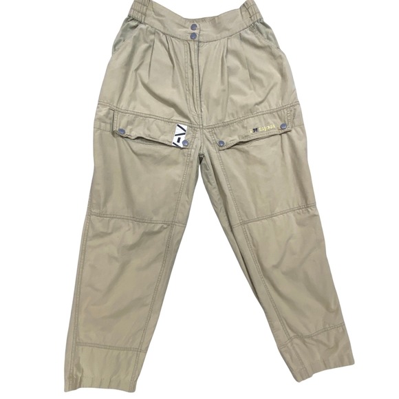 Vintage IXSPA Jamie Sadock Womens 2pc Bomber Jacket Cargo Pants Set Olive S - Picture 10 of 16